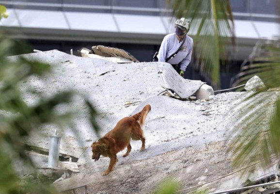 Consternación y llanto por trágico derrumbe de edificio en Miami (FOTOS)