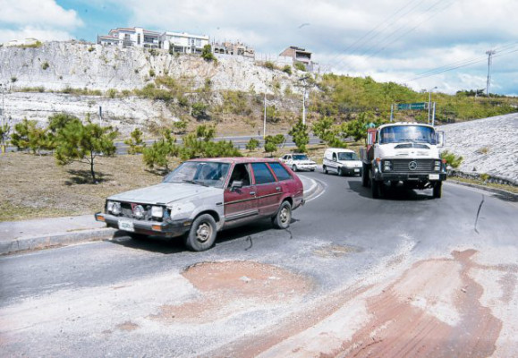 Construcción de tres pasos a desnivel