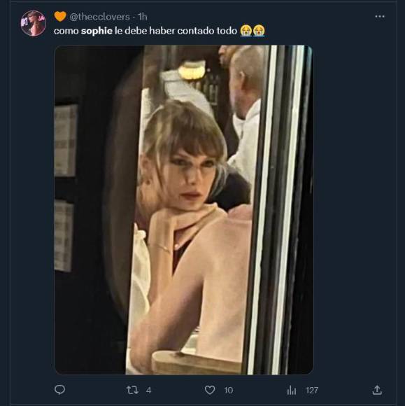 La salida de Sophie Turner y Taylor Swift deja una ola de memes en las redes sociales