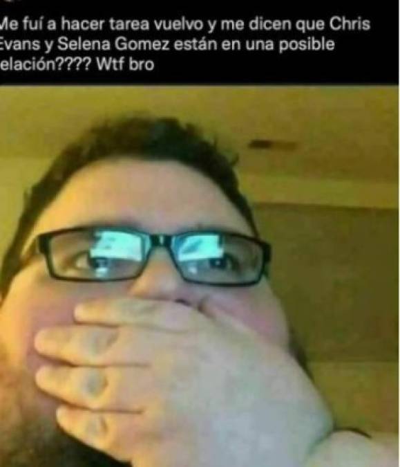 Supuesta relación entre Selena Gómez y Chris Evans desata ola de memes