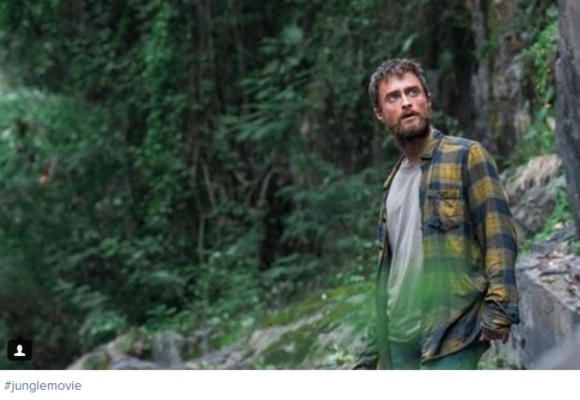 Daniel Radcliffe luce irreconocible para su nueva película Jungle
