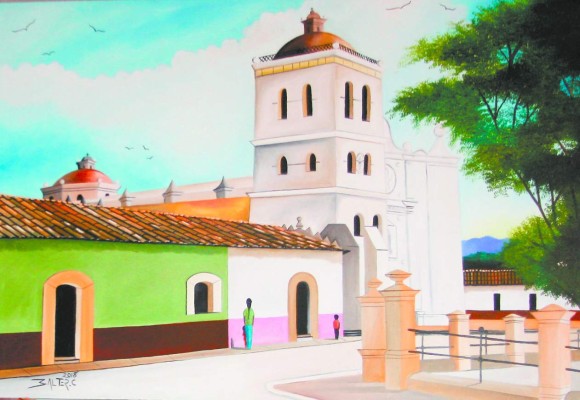 Comayagua y su gente son la musa del pintor