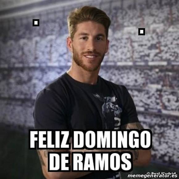 Sergio de Ramos, gran protagonista de memes en Domingo de Ramos