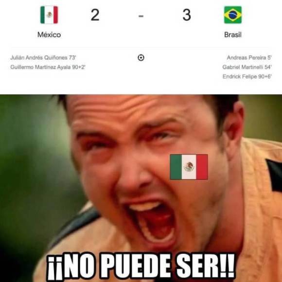Memes no perdonan a México luego de otra derrota, esta vez ante Brasil