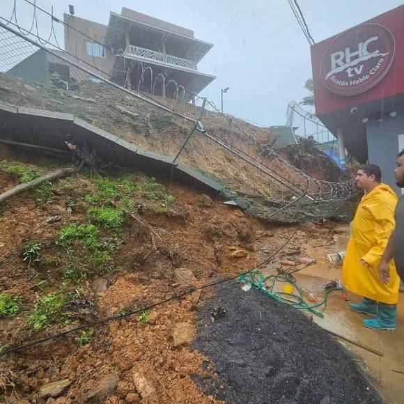 Estragos de las lluvias en Roatán evidencian su vulnerabilidad