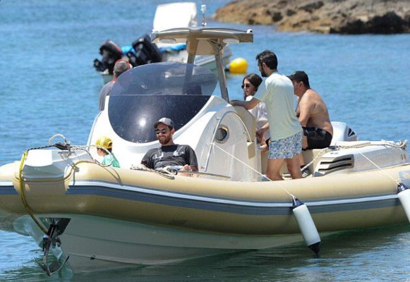 Lionel Messi y su familia disfrutan de Ibiza