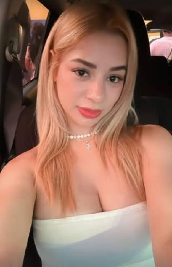 La bella hondureña que es pareja de tiktoker salvadoreño y estará en el estadio Morazán