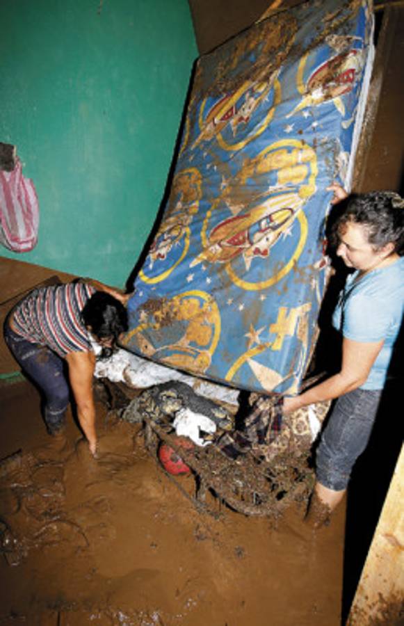 Lluvias causan desastre en La Libertad
