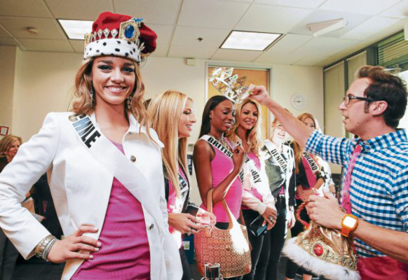 Las candidatas a Miss Universo 2012 también se divierten