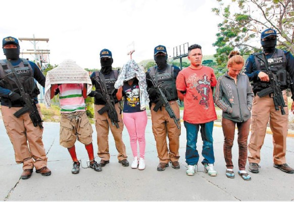 Caen seis extorsionadores en la capital y en Cortés