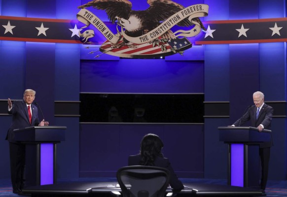 FOTOS: Las mentiras y verdades que se dijeron Trump y Biden en el debate