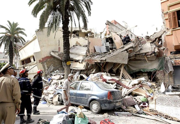 Un muerto y 19 heridos en derrumbamiento de un edificio en Casablanca en Marruecos&nbsp;&nbsp;