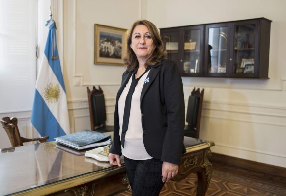Monica Fein la alcaldesa de Rosario (Foto: Agencia AFP)