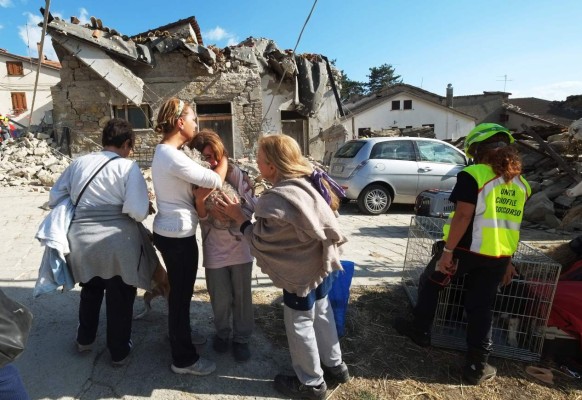 Desgarradoras imágenes del terremoto en Italia
