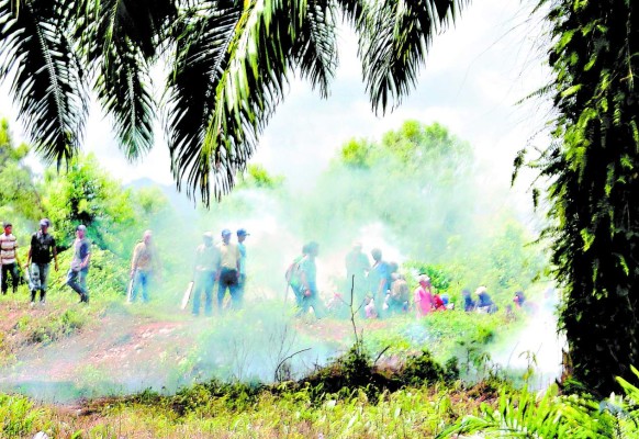 Campesinos se toman finca, pero fueron desalojados