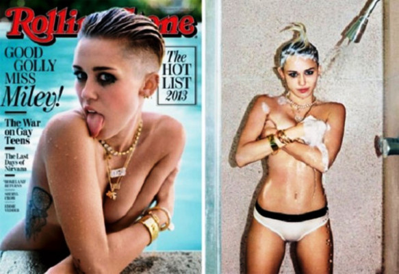 Miley Cyrus posa desnuda para Rolling Stone