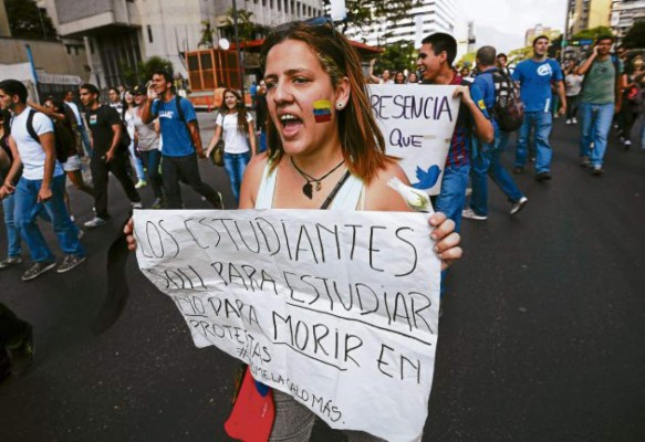 Por tercer día hay protestas en Venezuela