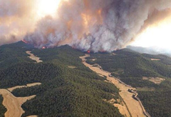 Ola de calor provoca incendios en España y Portugal