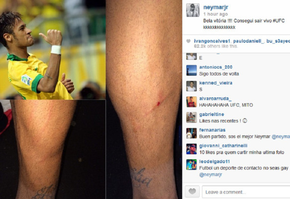 Neymar: 'Conseguí salir vivo ante Honduras'