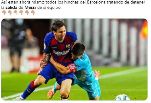Salida de Lionel Messi del Barcelona dispara ola de memes