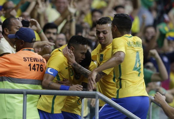 Abismales diferencias entre el gigante Brasil y la sorprendente Sub 23 de Honduras