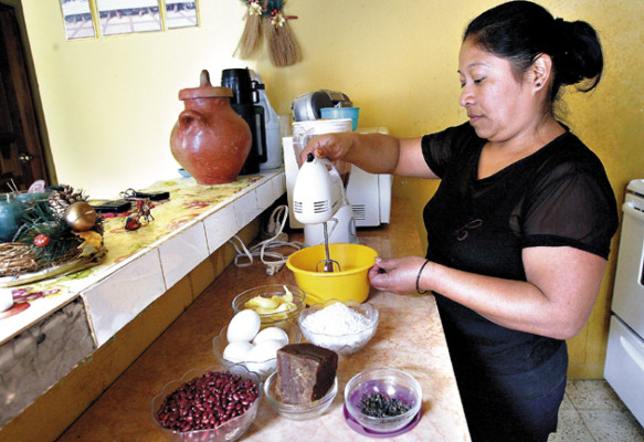 Inusual postre navideño