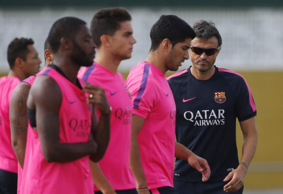 VIDEO: Luis Suárez y su primer entrenamiento con el Barcelona