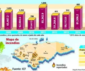 INCIDENCIA DE INCENDIOS FORESTALES A NIVEL NACIONAL.