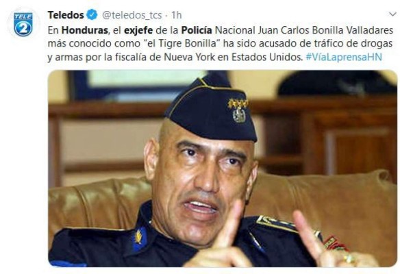 Acusación de EEUU contra 'El Tigre' Bonilla hace eco en el mundo: Medios internacionales lo informan