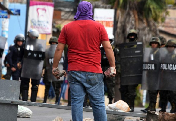 Imágenes de las tomas y protestas este miércoles en varias zonas de Honduras