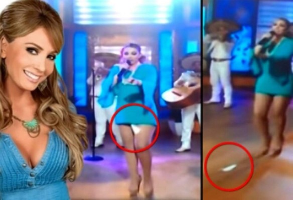 Paty Navidad finalmente aclara qué se le cayó en el escenario