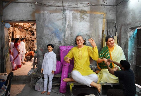 República de India celebra el uso de la constitución y el fin de un dominio