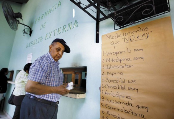 Sin medicamentos pacientes del Tórax