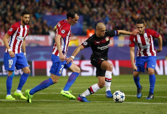 El Atlético de Madrid empató 0-0 ante el Bayer Leverkusen en el juego de octavos de Champions League