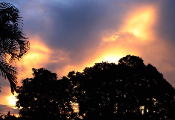 Atardeceres de verano en Honduras ¡Son un espectáculo!