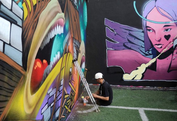 Invasión de grafiti en la ciudad de México