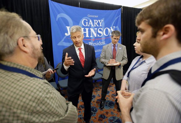 Partido Libertario, que podría incidir en comicios de EEUU, escoge candidato&nbsp;&nbsp;