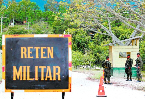 63 presos en batallones de las FF AA y PN
