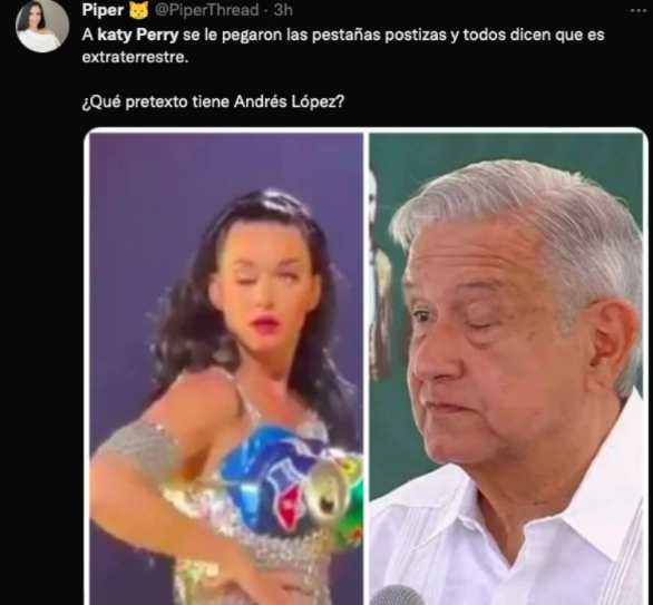 Los memes que dejó el extraño movimiento de ojo de Katy Perry