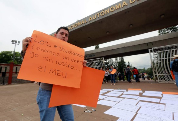 En peligro otra vez el período en la UNAH por protestas estudiantiles