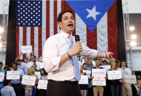Marco Rubio gana primarias republicanas en Puerto Rico (cadenas de TV de EEUU)&nbsp;&nbsp;