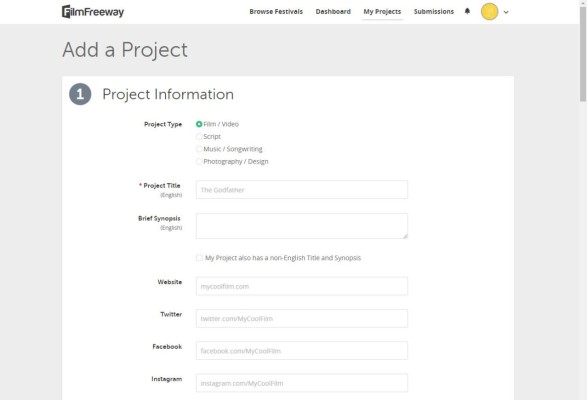 Paso a paso, ¿Cómo subir su cortometraje a FilmFreeway?