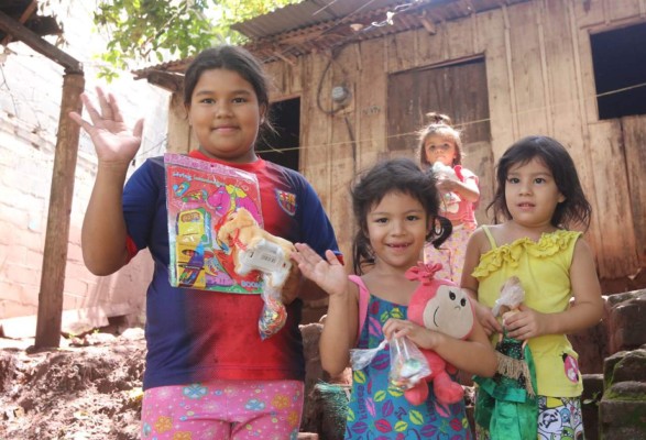 Sonrisas dibujadas en los rostros de la niñez capitalina