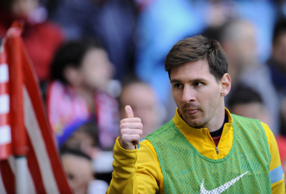 El mejor Messi no bastó y Barcelona se retrasa