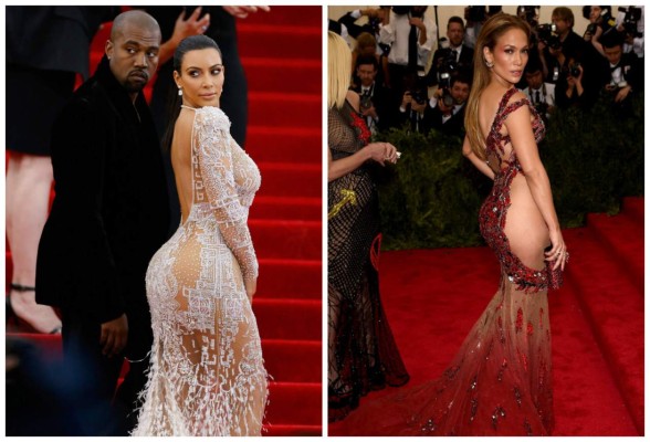 Kim Kardashian y Jennifer López lucieron sus curvas