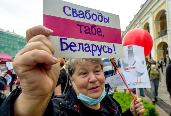 FOTOS: Brutalidad policial y represión durante protestas en Bielorrusia