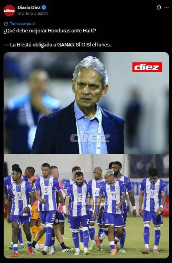 Fallaron a la afición Mal punto: Reacción de la prensa tras empate Honduras vs Costa Rica