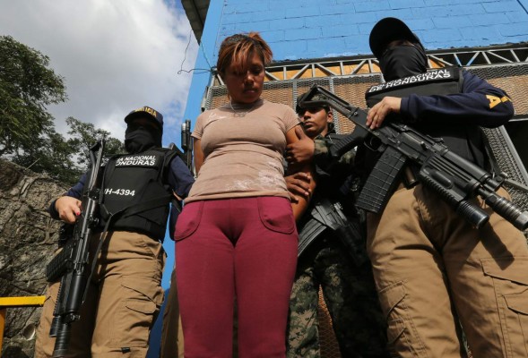 Los casos más sonados de mareras y pandilleras en Honduras