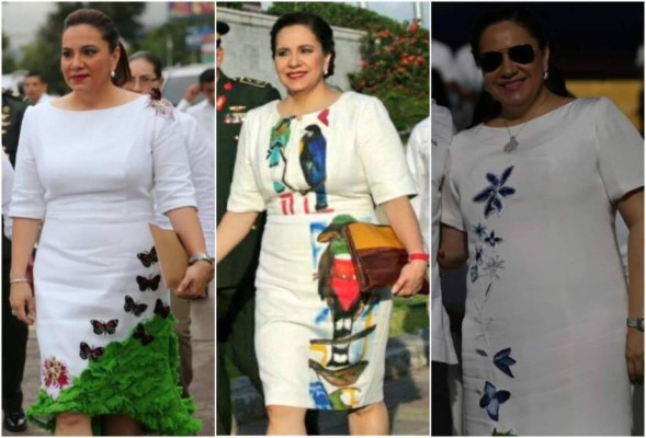 La imagen y los vestidos de Ana García Hernández, la primera dama de Honduras