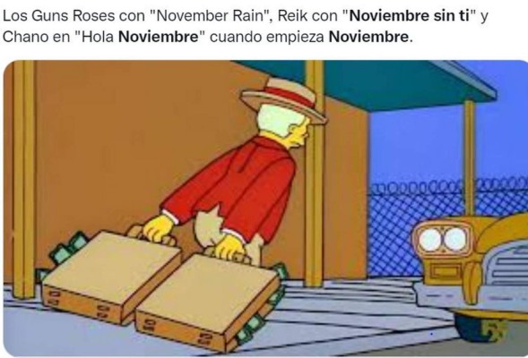 Llega el penúltimo mes del año y se desatan los memes de 'Noviembre sin tí'